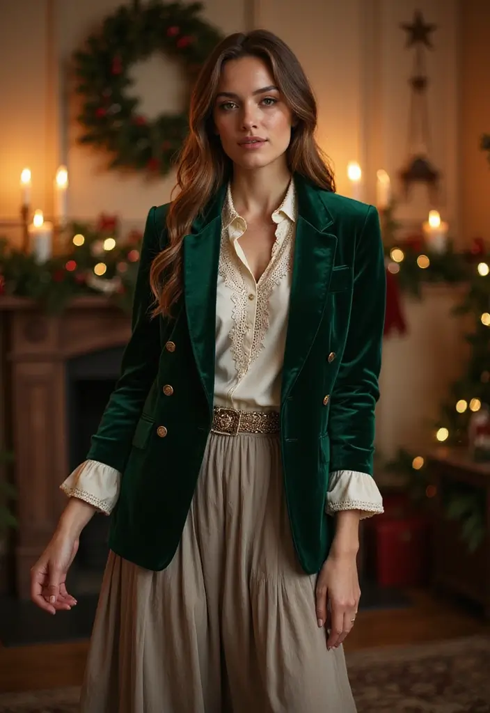 31 Holiday Party Dresses That Turn Heads Instantly - 28. Textured Layers