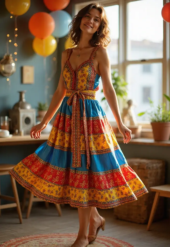 31 Holiday Party Dresses That Turn Heads Instantly - 6. Bold Colors and Prints