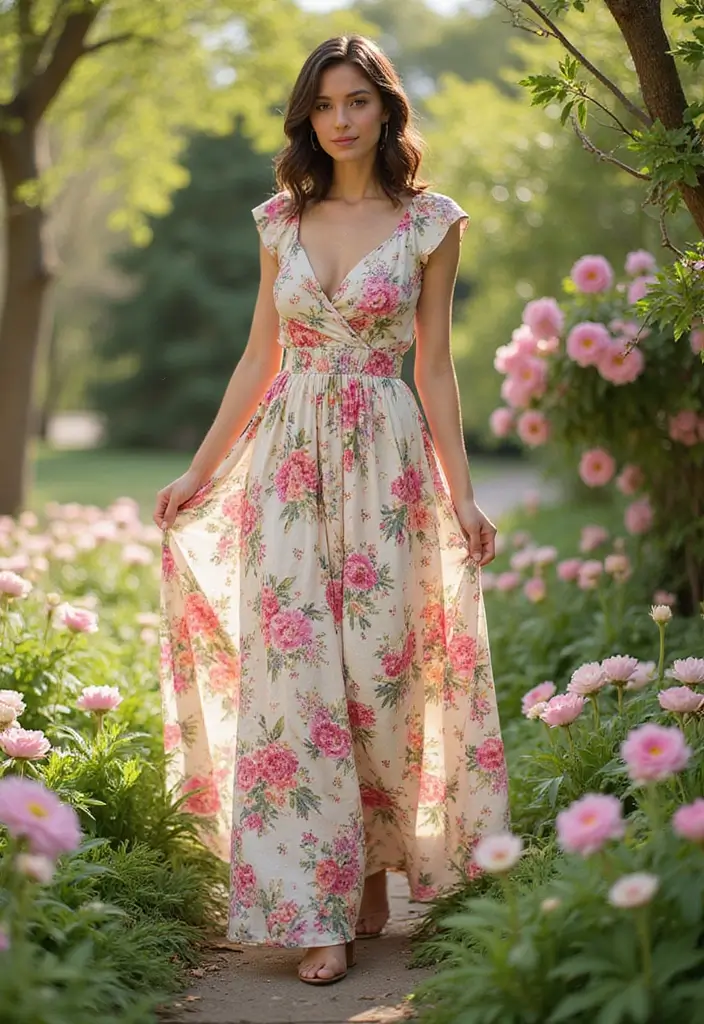 32 Maxi Dresses You’ll Want for Fall to Winter 2025 - 25. Retro Floral Maxi