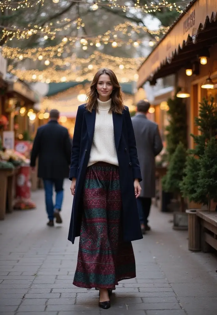 32 Maxi Dresses You’ll Want for Fall to Winter 2025 - 8. Layered Maxi Look