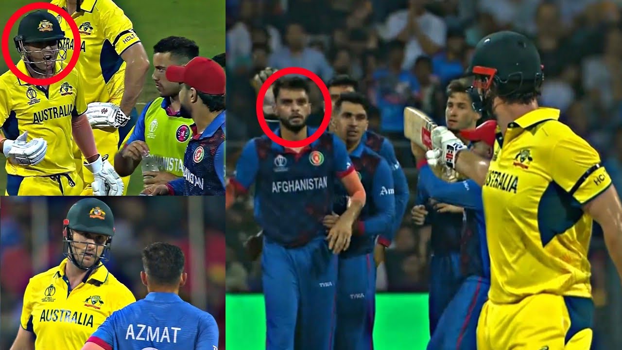 Huge Fight between Naveen Ul Haq and Mitchell March during AFGH vs AUs match |