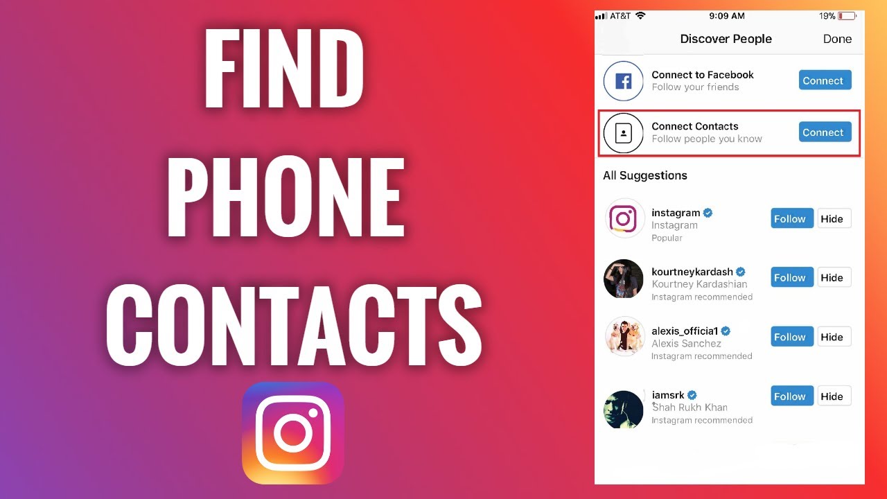 How To Find Your Phone Contacts On Instagram (100% Working)