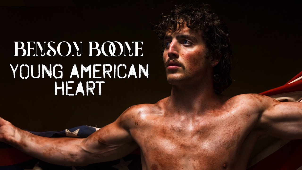 Benson Boone - Young American Heart (Official Lyric Video)