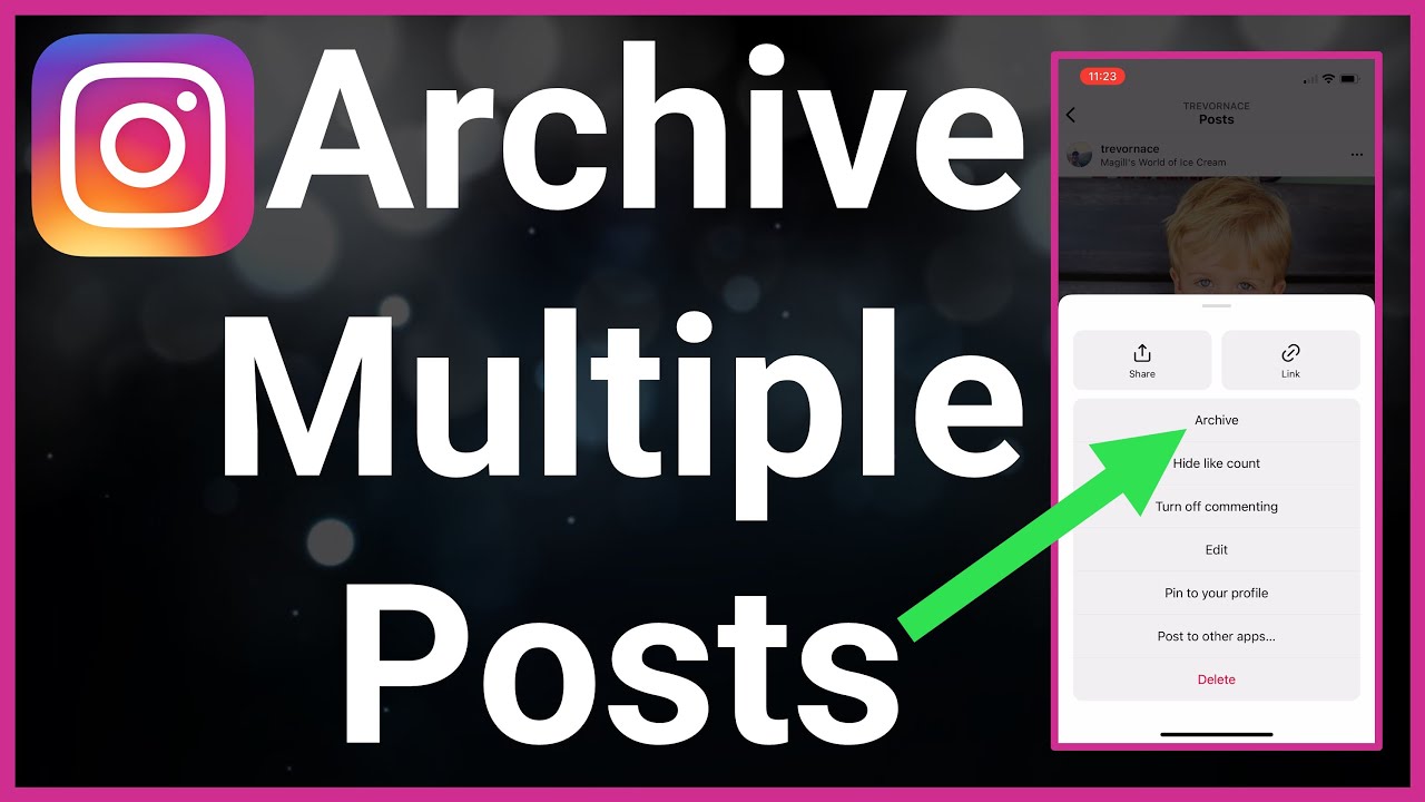How To Archive Instagram Posts All At Once