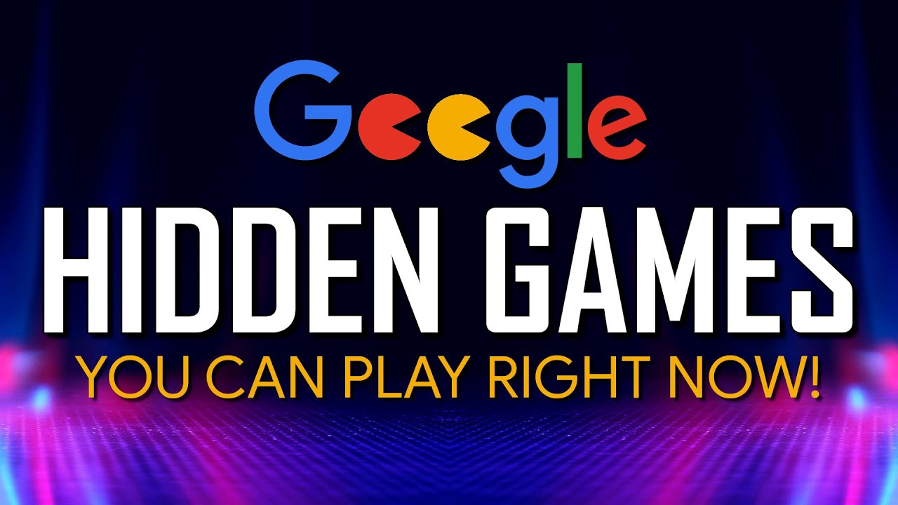 15 Hidden GOOGLE GAMES You Can Play Right Now!