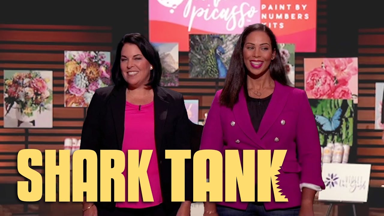 The Sharks COMPETE For A Deal With Pink Picasso | Shark Tank US | Shark Tank Global