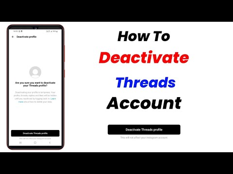 How to deactivate threads account permanently | How to deactivate Instagram threads