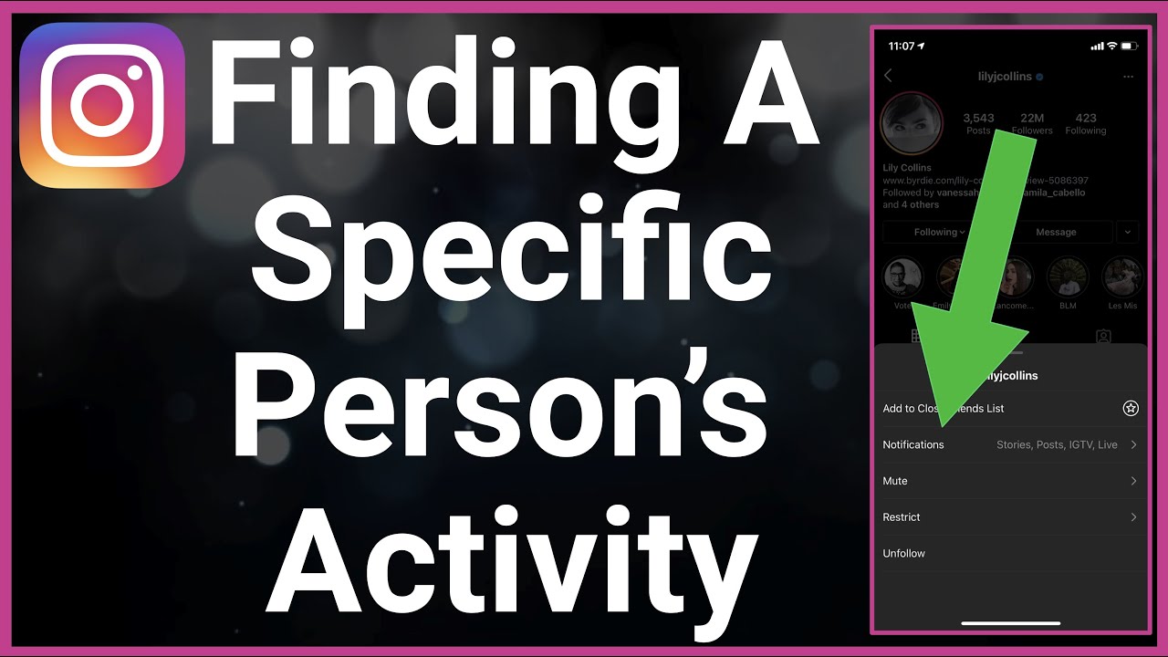 How To See A Specific Person's Instagram Activity