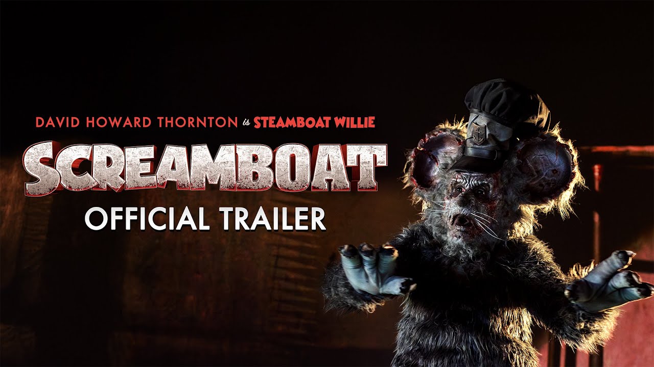 Screamboat | Official Red Band Trailer | In Theaters 4/2 | David Howard Thornton Steamboat Willie