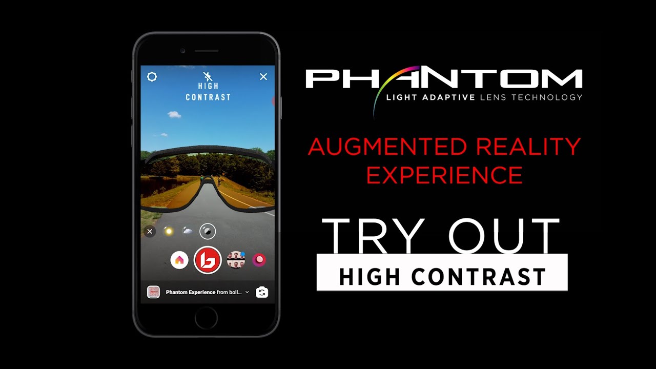 Try out Phantom lens with Bollé revolutionary Augmented Reality Experience