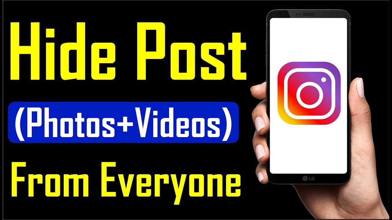 how to hide your instagram posts from someone without blocking them Very Easy