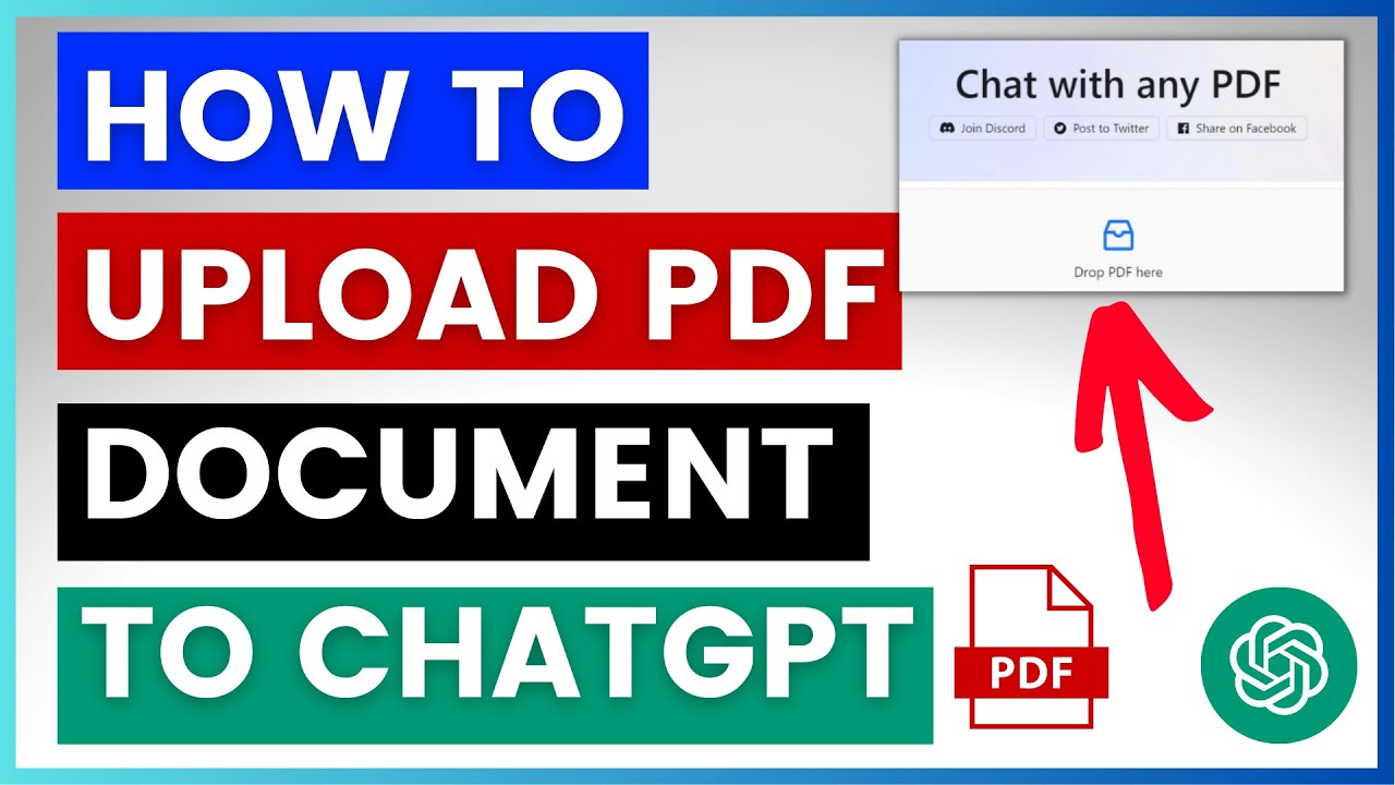 How To Upload A PDF Document To ChatGPT?