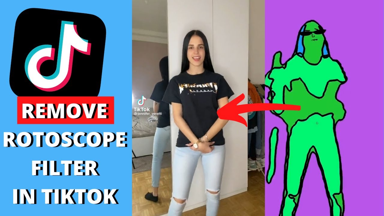 How To Remove Rotoscope Filter On TikTok Video For Free 2024