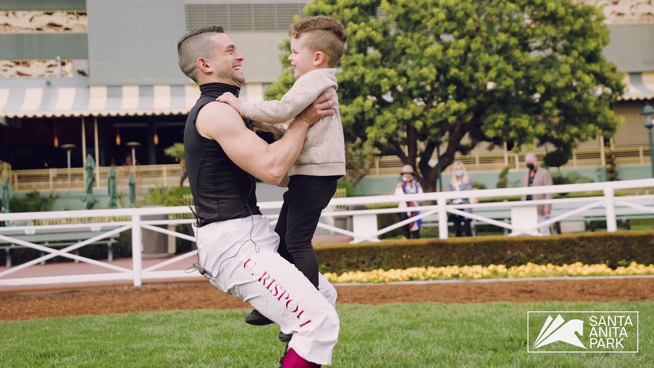 Meet Umberto Rispoli, the 2021 Santa Anita Derby winning jockey.