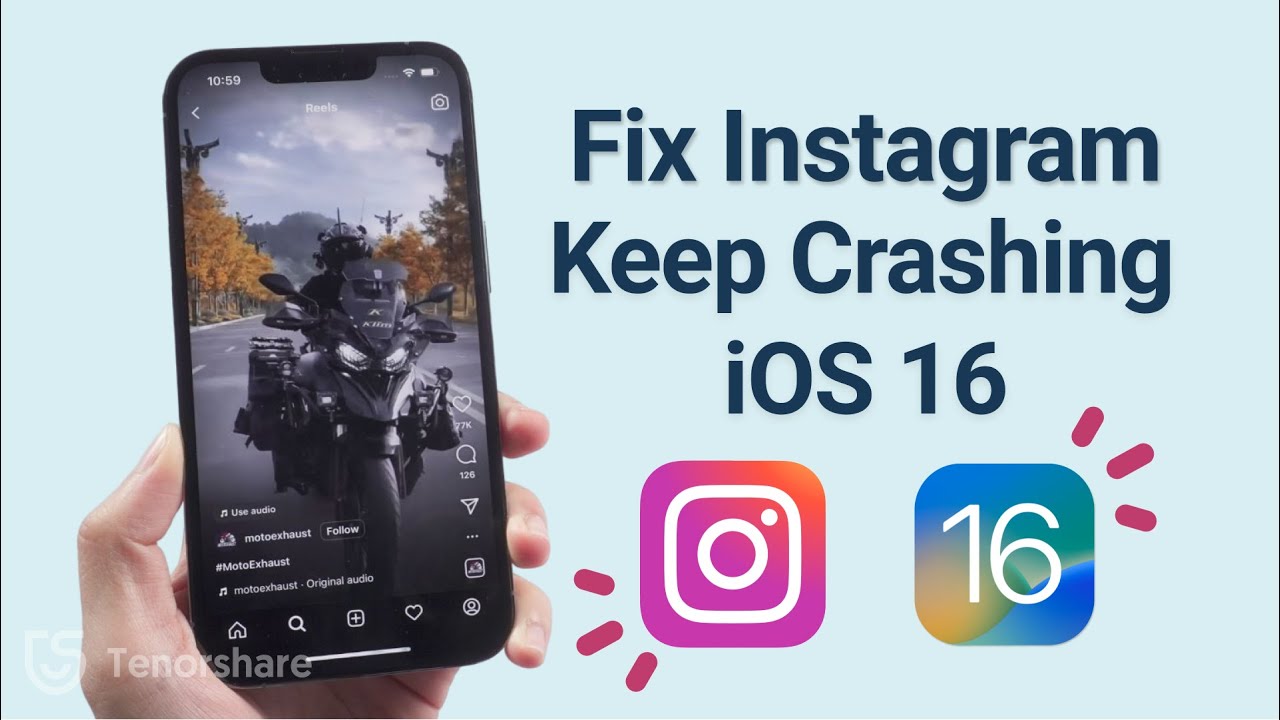 👍How To Fix Instagram Keeps Crashing After iOS 16.1 Update [4 Ways]