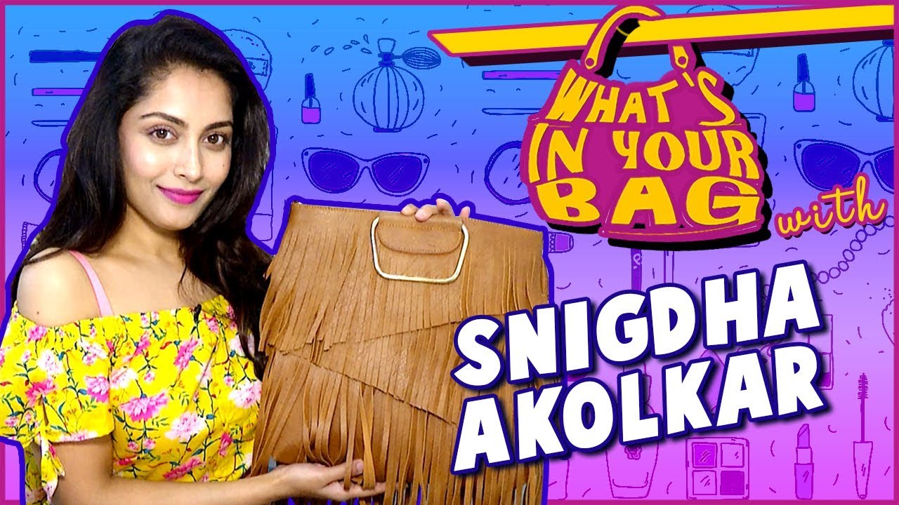 Snigdha Akolkar's Handbag Secret Revealed | What's In Your Bag | TellyMasala