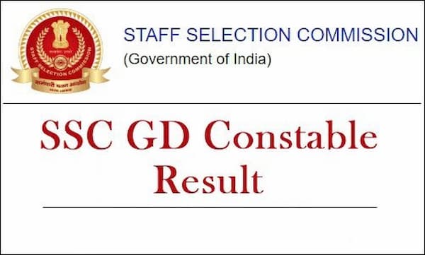 SSC Constable GD Final Result
