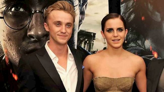 Tom Felton and Emma Watson