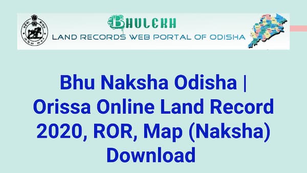 Bhu Naksha Odisha 2020