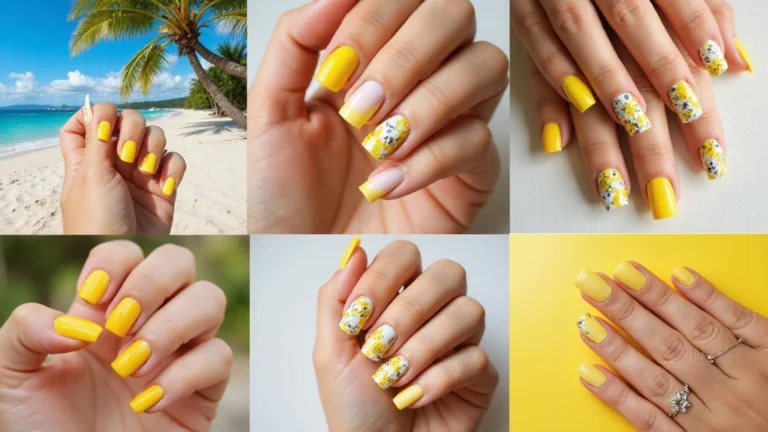 20 Summer Yellow Nails That Will Brighten Up Your Day (Don't Miss #10!)