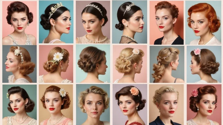 24 Dolled Up Makeup and Hair Looks Straight Out of a Vintage Dream