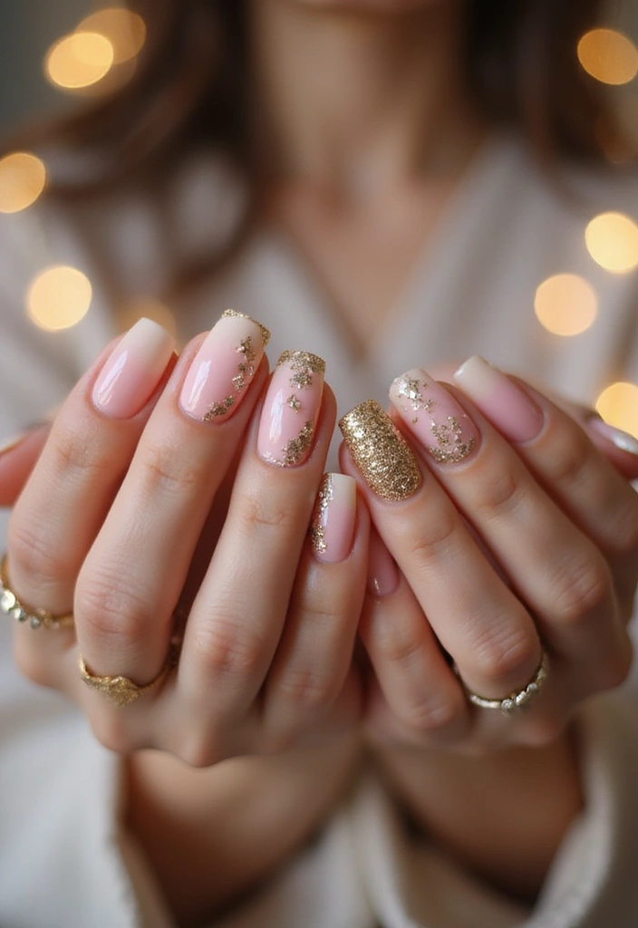 24 Trendy Birthday Nails That'll Steal the Show at Your Celebration! - 1. Sparkling Glitter Ombre