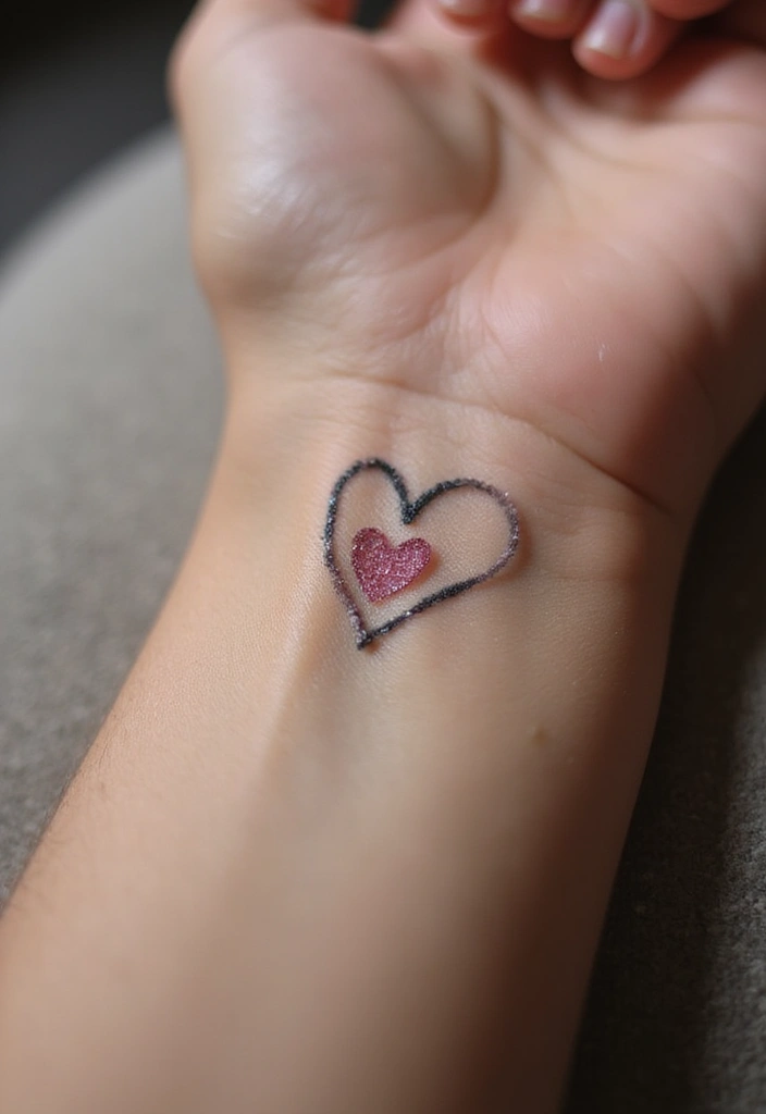 25 Small Tattoo Inspirations You’ll Absolutely Adore! - 1. Tiny Heart