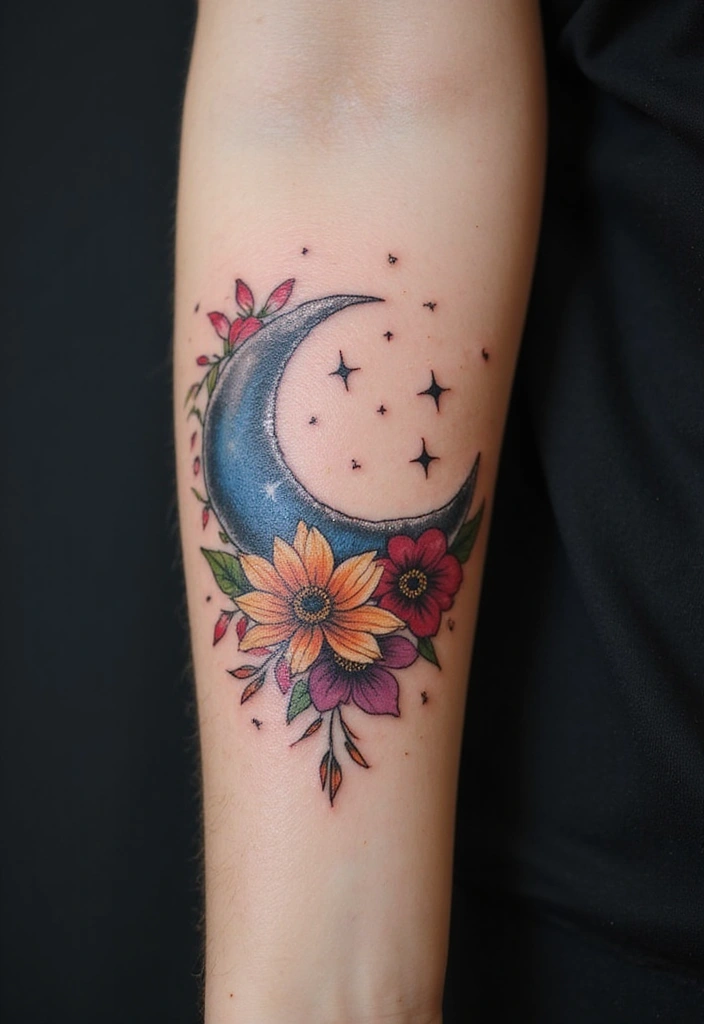 26 Goddess Complex Tattoos That Channel Pure Divine Energy - 1. The Moon Goddess: Embracing Night Energy