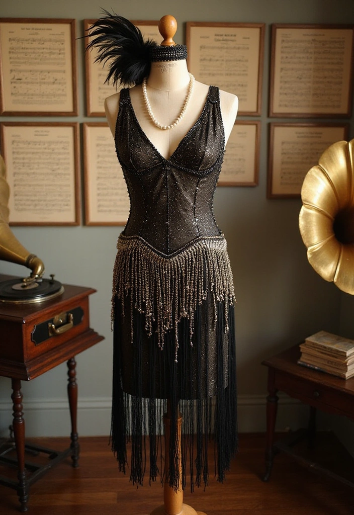 28 Vintage Outfits That Will Make You the Star of Any Retro Party! - 1. The Flapper Dress: A Roaring 20s Classic