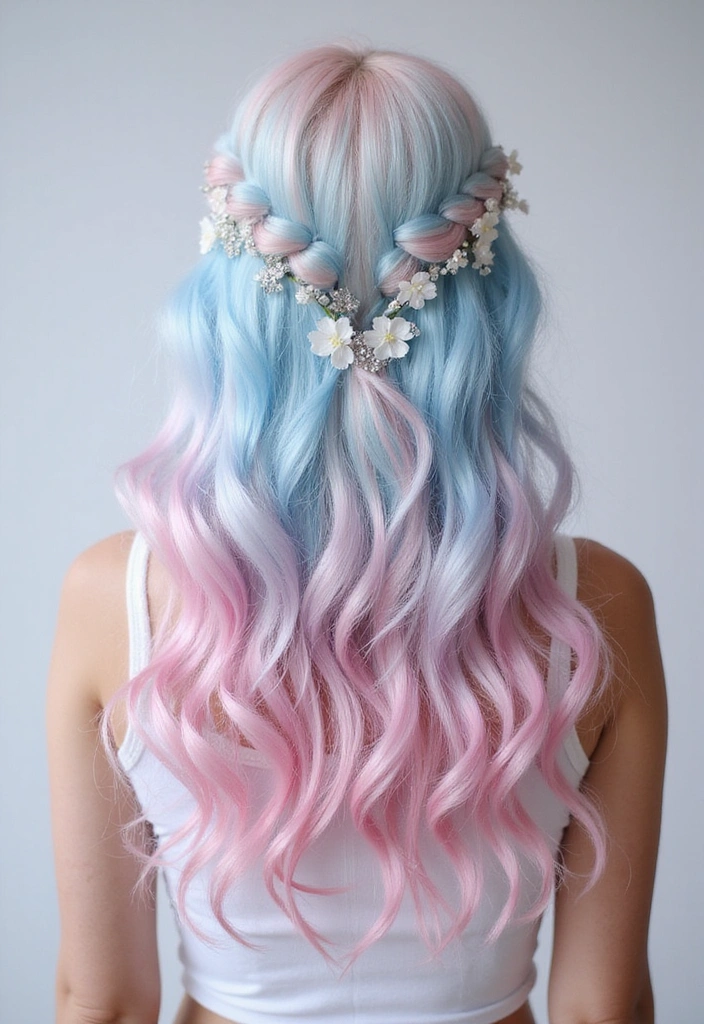 29 Chaos Cakes Hairstyles That Bring the Sweet, the Whimsy, the Wild - 1. Cotton Candy Curls