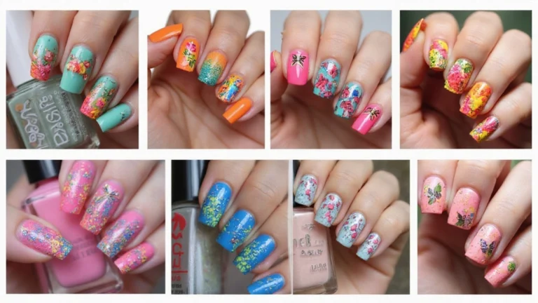 29 Terra Futura Nail Designs That Blend Nature and Neon