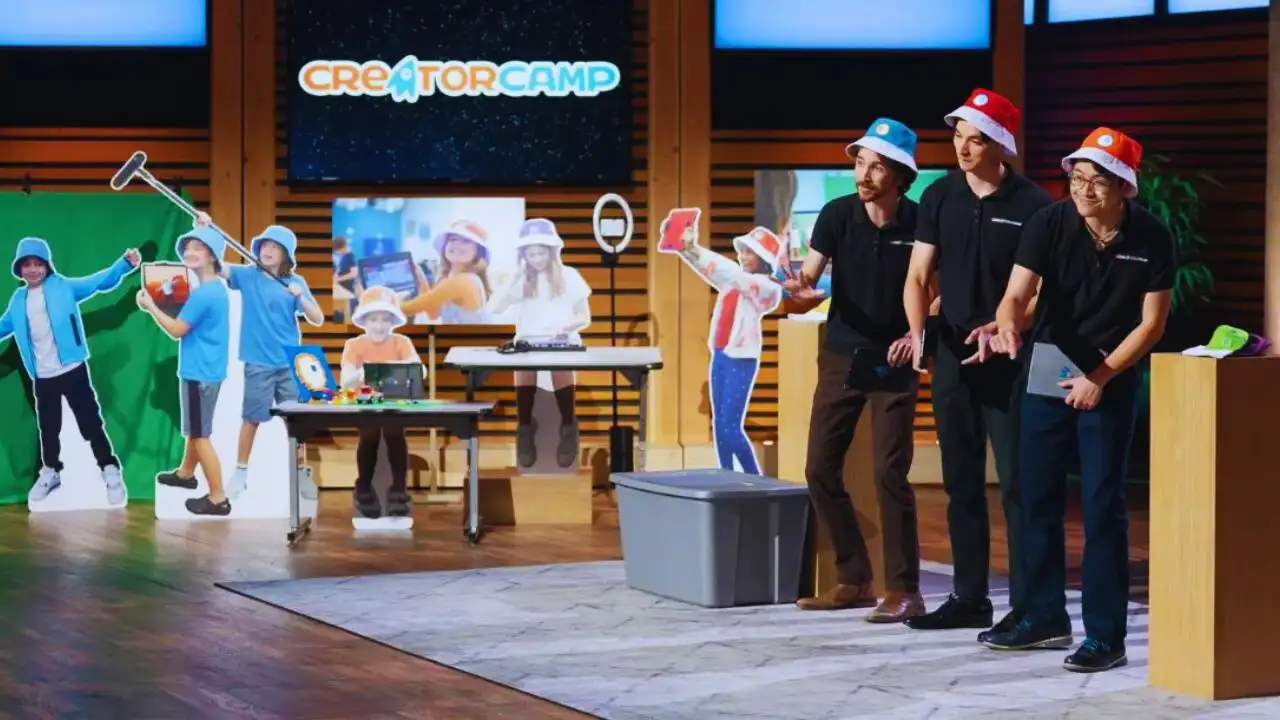 Creator Camp founders pitch creative tech camps for kids during their Shark Tank Season 16 appearance.