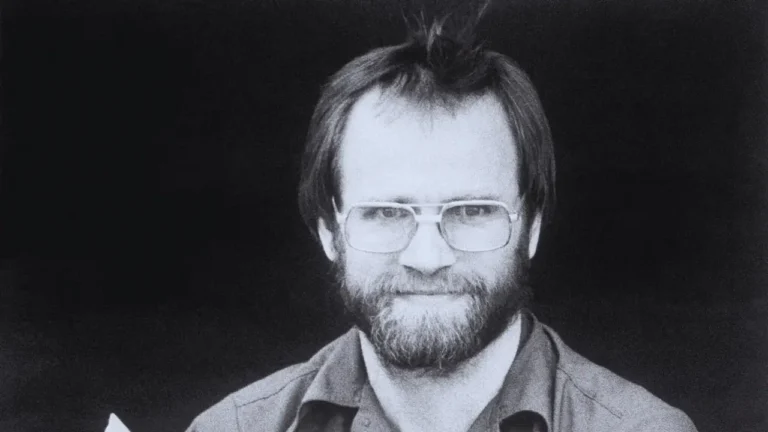 Young James W. Lewis with glasses and a beard, prime suspect in the Tylenol poisonings.