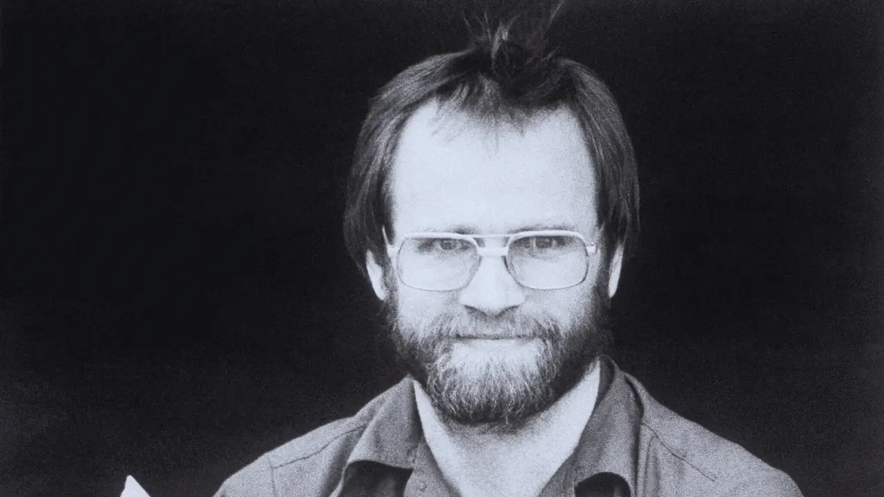 Young James W. Lewis with glasses and a beard, prime suspect in the Tylenol poisonings.