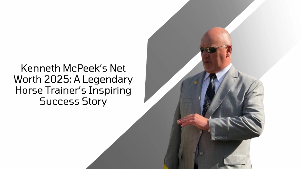 Kenneth McPeek in a gray suit with sunglasses, promo image for Kenneth McPeek’s Net Worth 2025 article