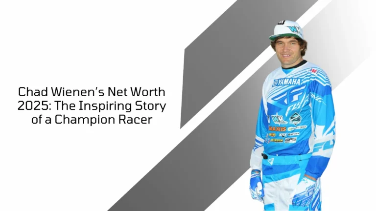 Chad Wienen in blue Yamaha racing gear, featured in Chad Wienen’s Net Worth 2025 article banner.