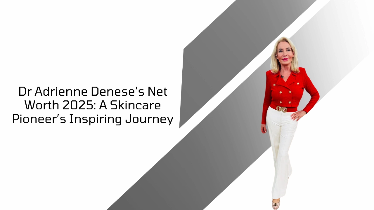 Dr Adrienne Denese in red blazer and white pants, featured in Dr Adrienne Denese’s Net Worth 2025 article