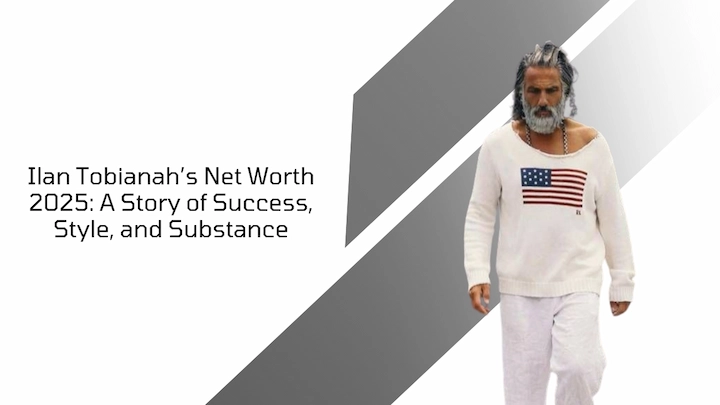 Ilan Tobianah walking in white outfit with American flag sweater, Net Worth 2025 success story
