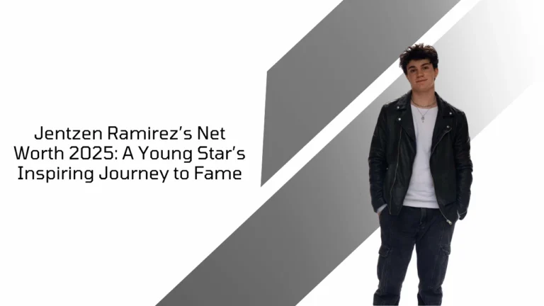 Jentzen Ramirez in black leather jacket promoting his 2025 net worth and inspiring career journey.