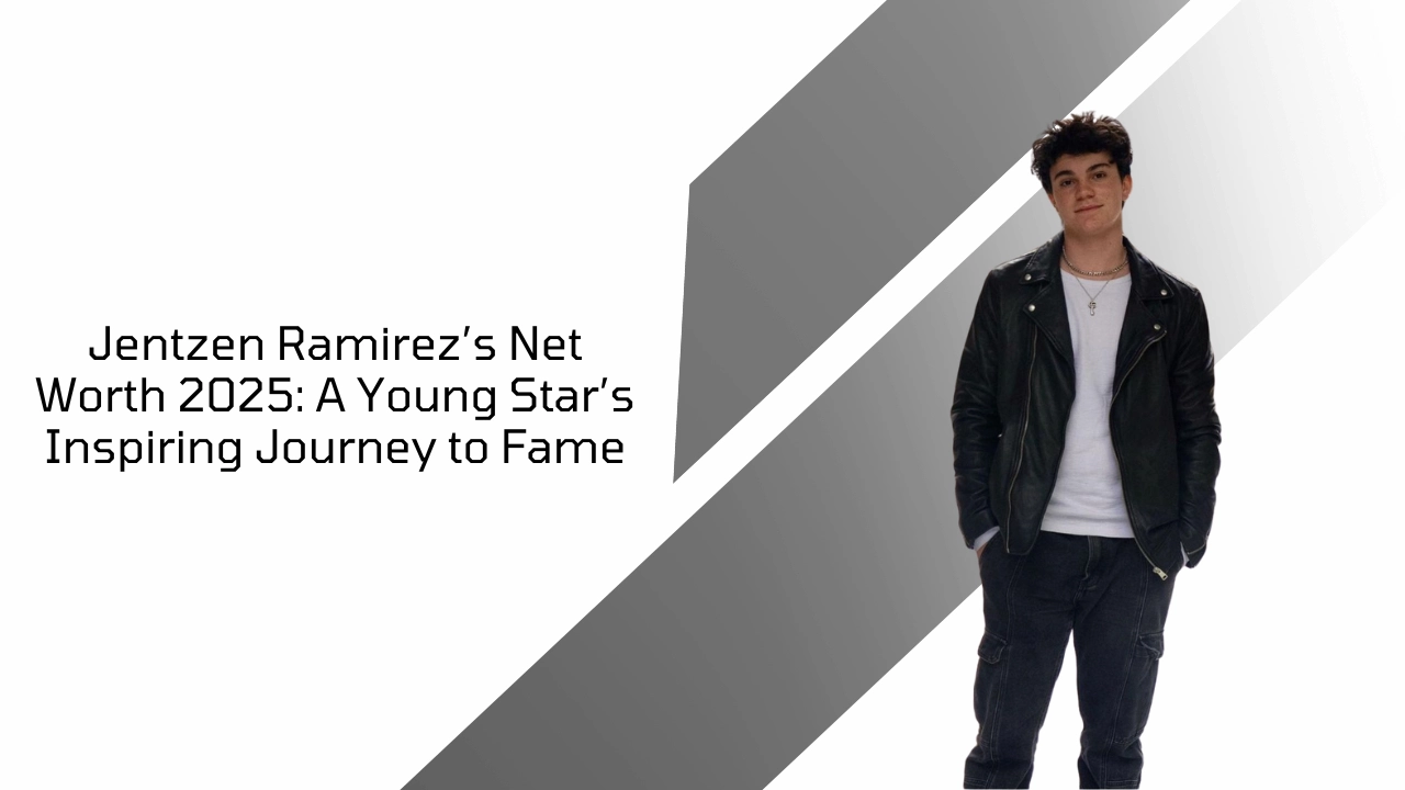 Jentzen Ramirez in black leather jacket promoting his 2025 net worth and inspiring career journey.