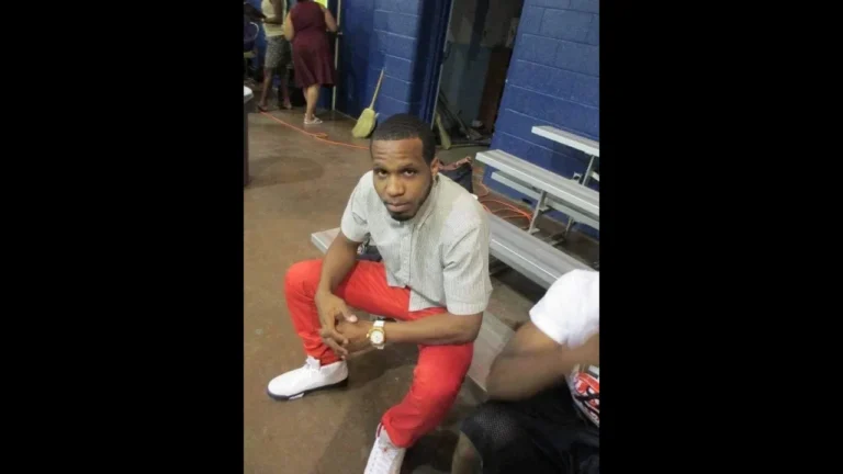 Jordan Jacobs sitting on bleachers before arrest for Steven Gambles’ murder.