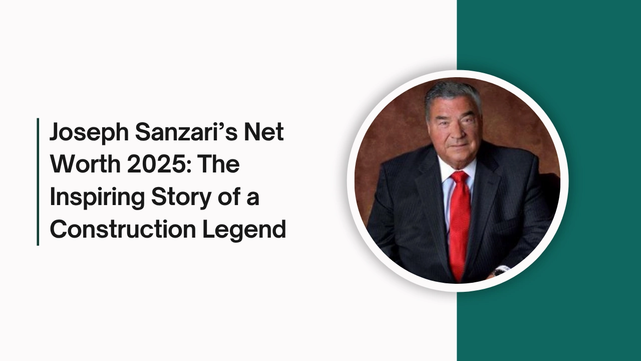 Joseph Sanzari’s Net Worth 2025 article cover featuring a business leader in a suit and red tie