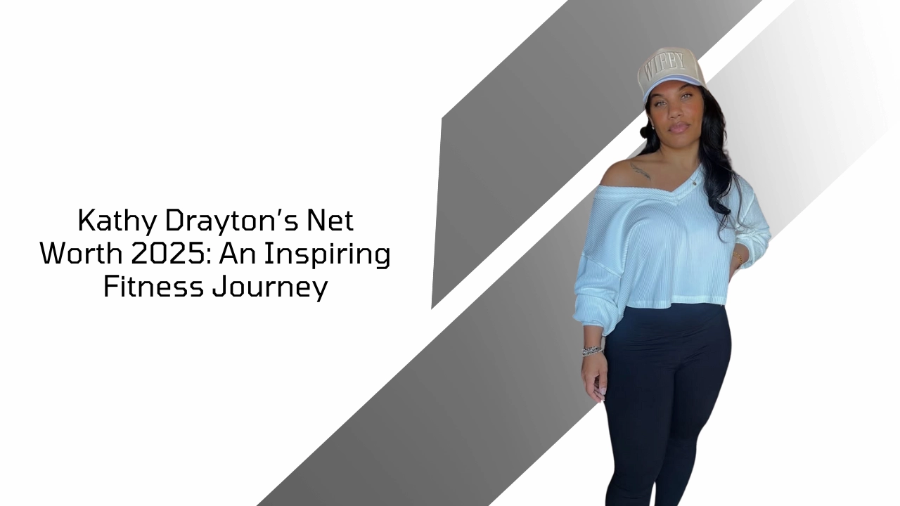 Kathy Drayton wearing fitness outfit and cap, featured in Kathy Drayton’s Net Worth 2025 article.