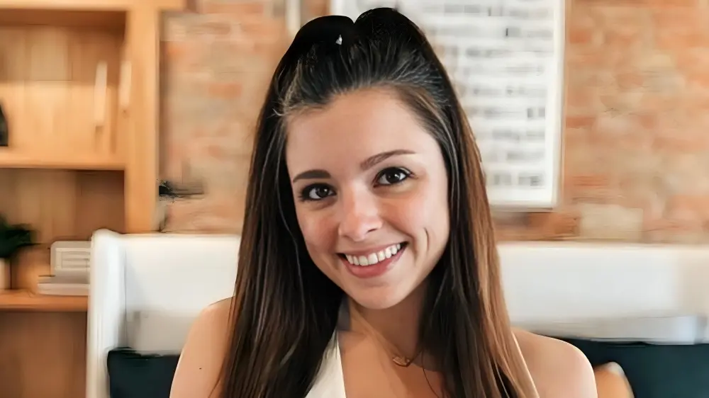 Oakley Rae smiling indoors, close-up portrait highlighting her 2025 net worth and influencer success