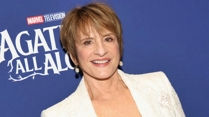 Patti LuPone attends red carpet event amid Broadway controversy and cultural shift discussions.