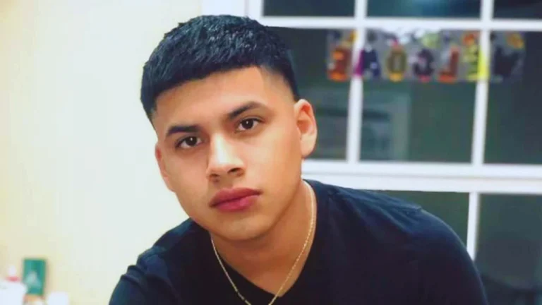 Rudy Peña poses for a portrait in black shirt before Astroworld tragedy.