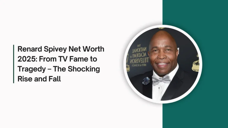Renard Spivey in a tuxedo at an awards event, used for 2025 net worth and biography article header