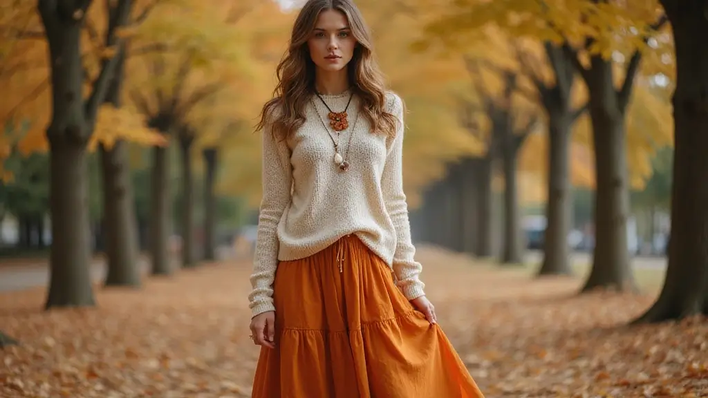 25 Long Skirt Outfit Ideas Perfect for September Fashion