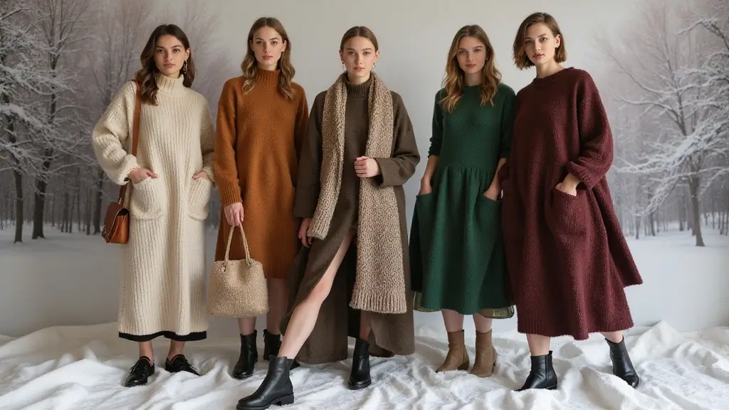 25 Winter Sweater Dresses That Are Cozy Yet Chic