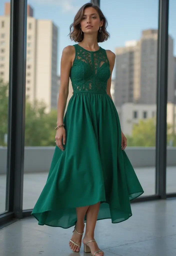 30 Cocktail Dress Outfits That Nail Party-Ready Fashion - 1. Recycled Fabric Elegance
